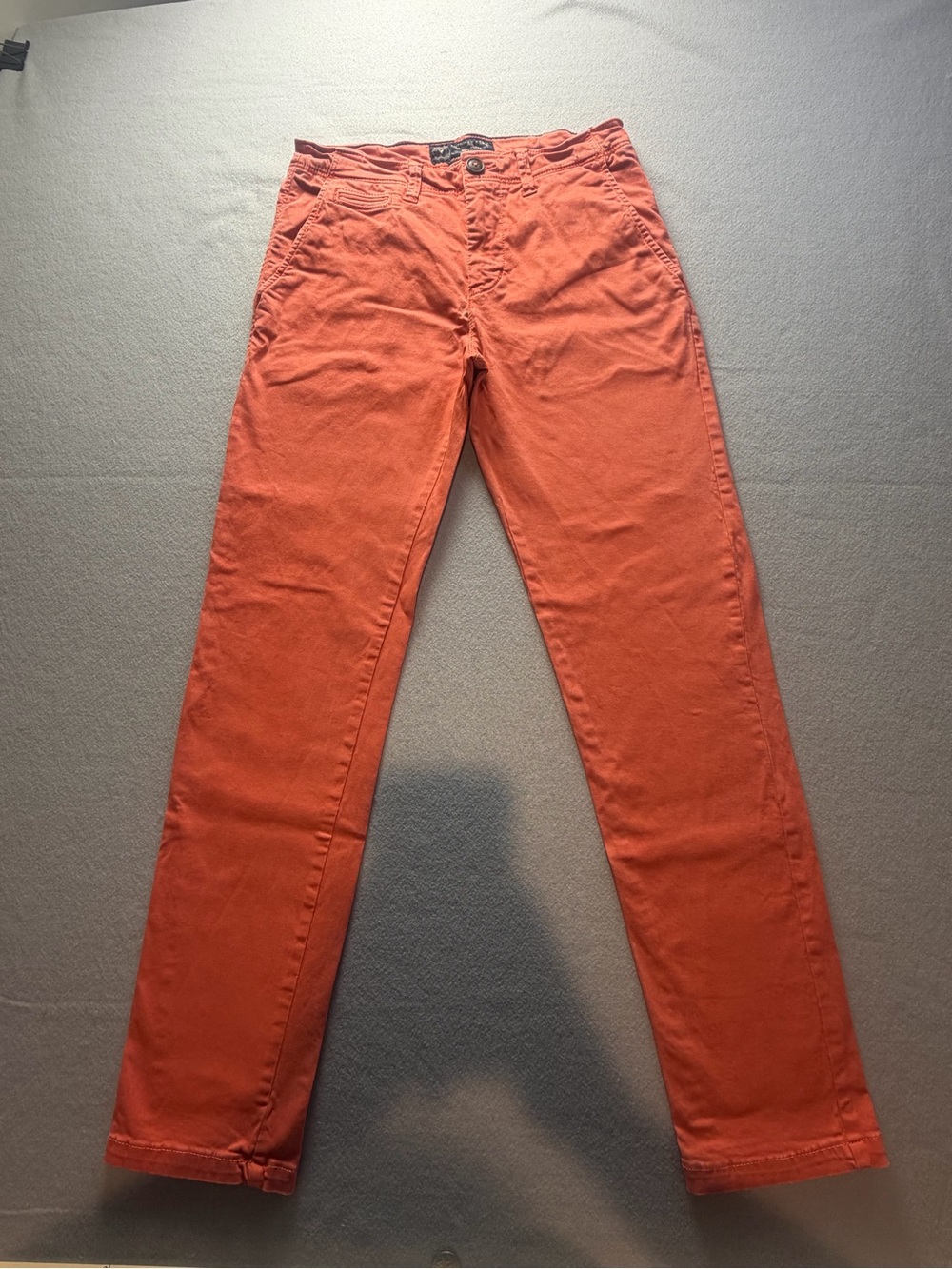 American Eagle Active Flex Orange Chino Pants Men’s 30x32